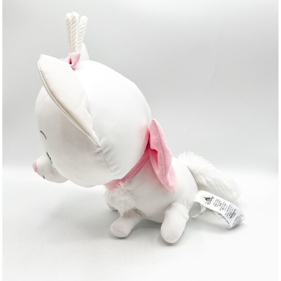 Disney Parks Aristocats Marie 12 Inch Plush Cat Big Head White Stuffed Animal - Picture 4 of 9